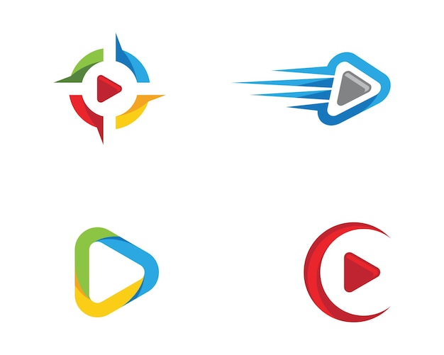 Diseño de plantilla de logotipo de vector de juego