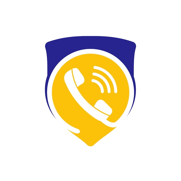 Diseño de plantilla de logotipo de vector de teléfono