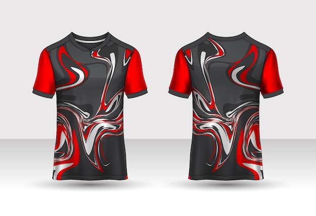 diseño de plantilla de maqueta de camiseta para camiseta de fútbol kit de fútbol o uniforme deportivo diseño de patrón de tela
