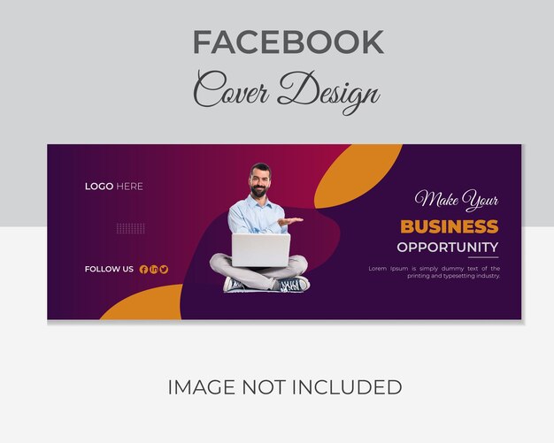 Diseño de plantilla de portada de libro de cara de agencia de marketing o negocio digital creativo vectorial