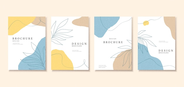 Diseño de plantilla de portada mínima