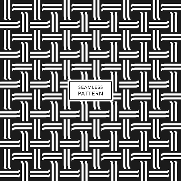 Diseño de plantilla de portada con patrones geométricos en blanco y negro. Fondo transparente.