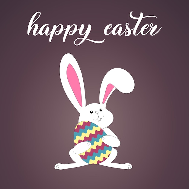 Diseño de plantilla de publicación de redes sociales de feliz pascua Vector Premium