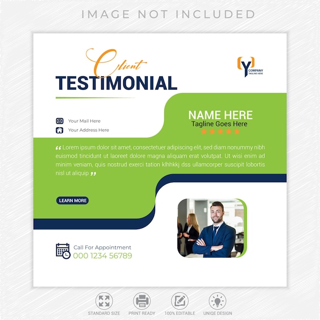Diseño de la plantilla de revisión de testimonios