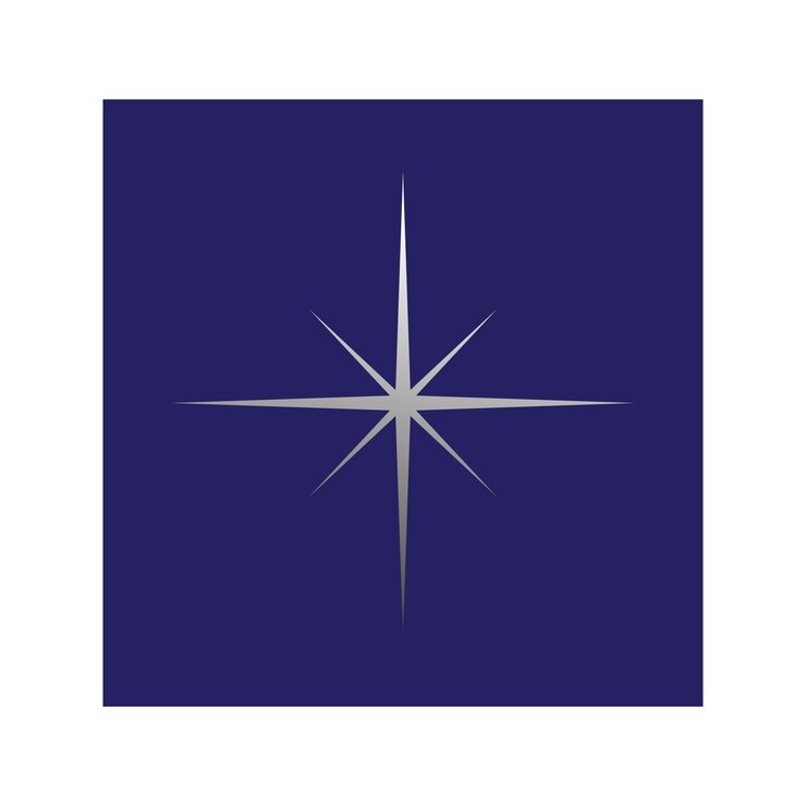 Diseño de la plantilla del símbolo del elemento vectorial del logotipo de la estrella