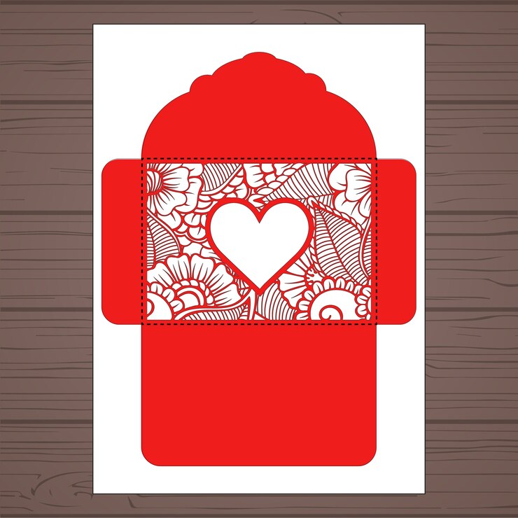Vector diseño de plantilla de sobre