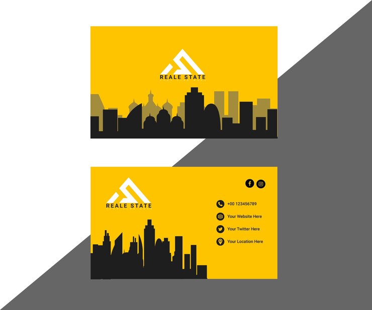 Diseño de plantilla de tarjeta de visita corporativa