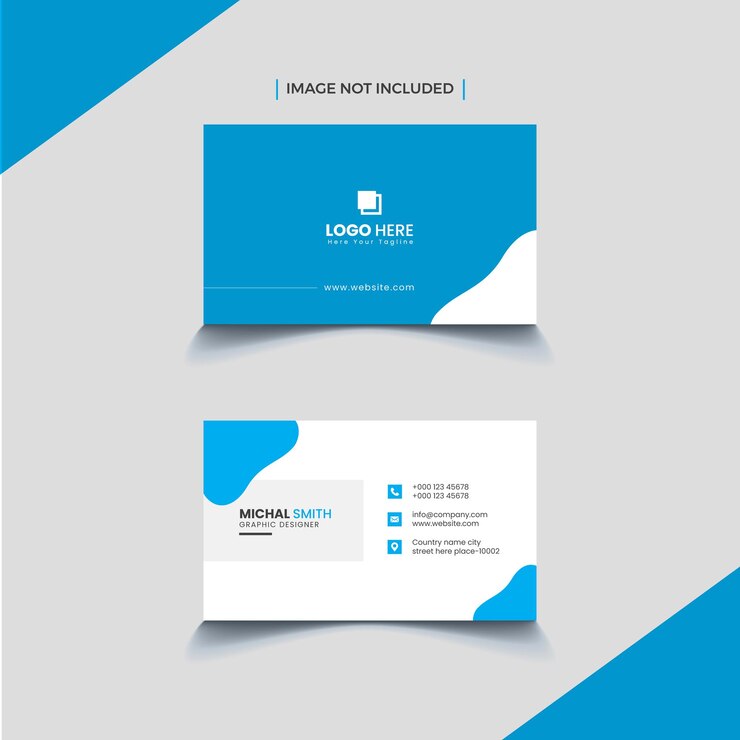 Diseño de plantilla de tarjeta de visita creativa corporativa moderna