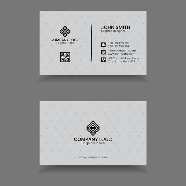 diseño de plantilla de tarjeta de visita de empresa de vector gratis