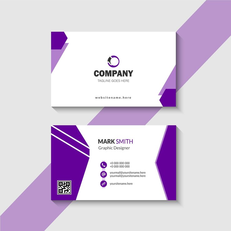 Diseño de plantilla de tarjeta de visita profesional moderna y creativa