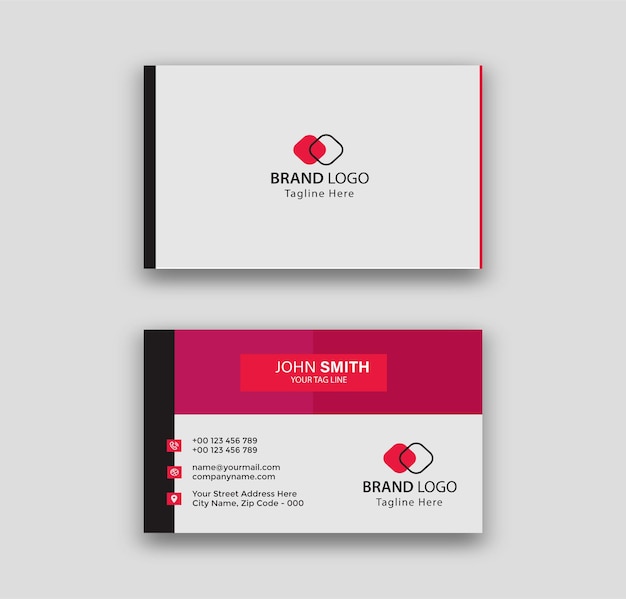 Diseño de plantilla de tarjeta de visita Vector gratis