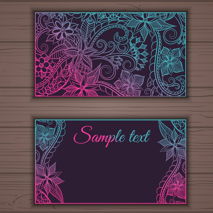 Vector diseño de plantilla de tarjeta
