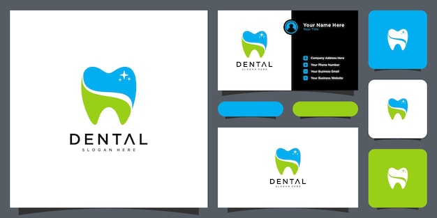 Diseño de plantilla de vector de logotipo de cuidado dental