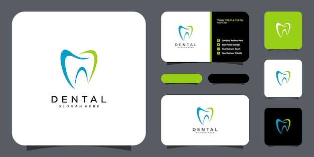 Diseño de plantilla de vector de logotipo de cuidado dental