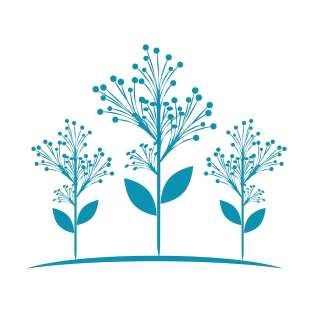 Diseño de plantilla de vector de logotipo de flor de diente de León