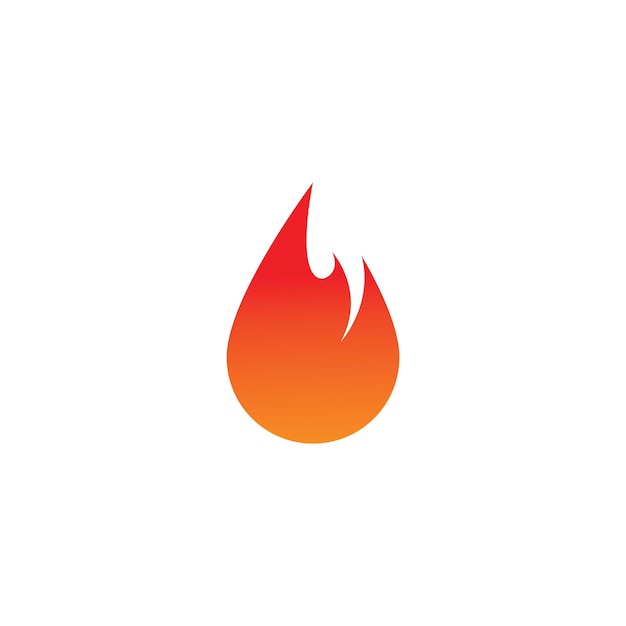 Diseño de plantilla de vector de logotipo de fuego