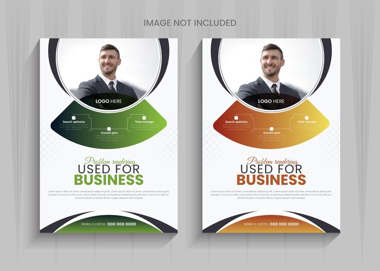 Diseño de plantilla de vector de volante de negocios para empresas