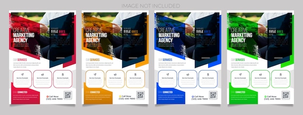 Vector diseño de plantilla vectorial abstracta de creative corporate business flyer para portada e informe anual