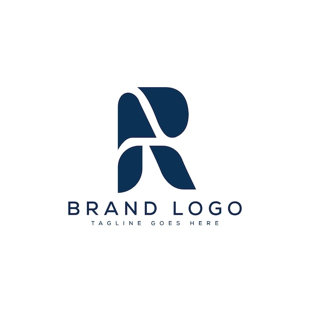 Diseño de plantilla vectorial de diseño de la letra R del logotipo para la marca