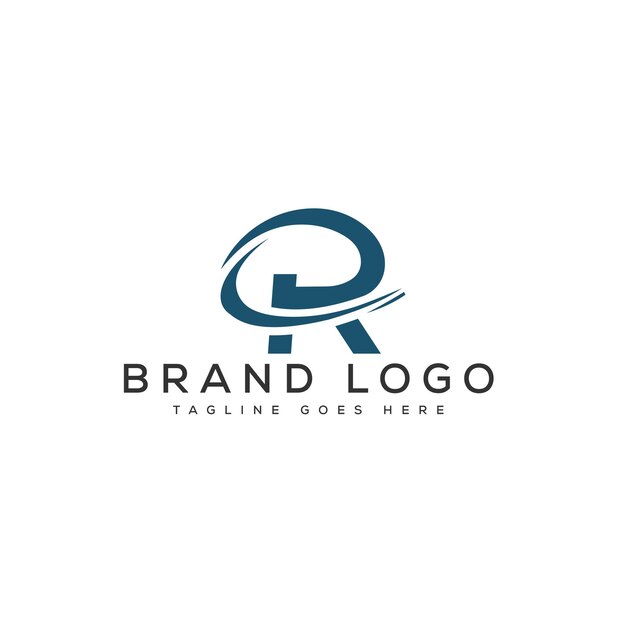 Diseño de plantilla vectorial de diseño de la letra R del logotipo para la marca
