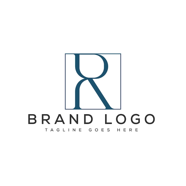 Diseño de plantilla vectorial de diseño de la letra R del logotipo para la marca