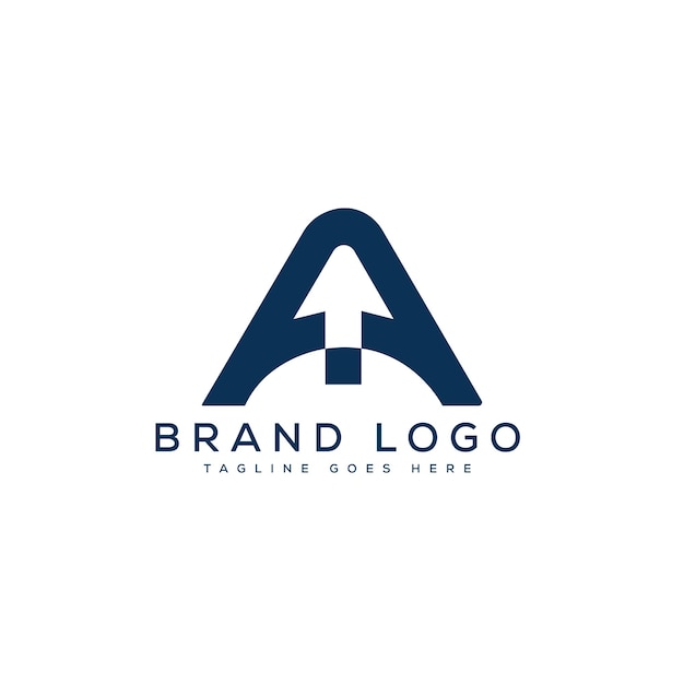 Un diseño de plantilla vectorial de diseño de letras de logotipo para la marca