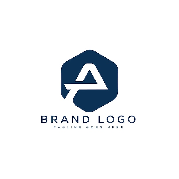 Un diseño de plantilla vectorial de diseño de letras de logotipo para la marca
