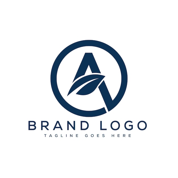 Un diseño de plantilla vectorial de diseño de letras de logotipo para la marca