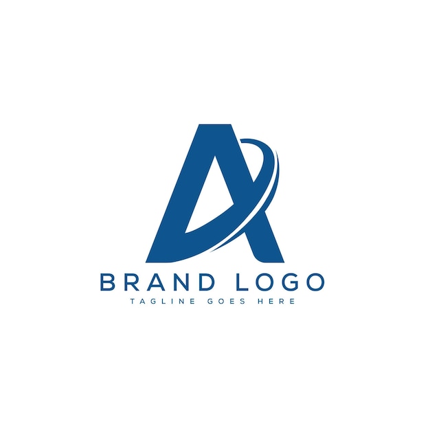 Un diseño de plantilla vectorial de diseño de letras de logotipo para la marca