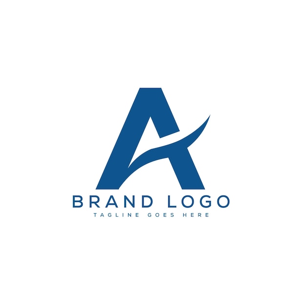 Un diseño de plantilla vectorial de diseño de letras de logotipo para la marca