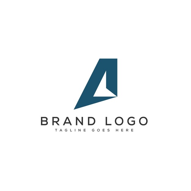 Un diseño de plantilla vectorial de diseño de letras de logotipo para la marca