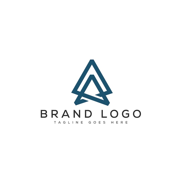 Un diseño de plantilla vectorial de diseño de letras de logotipo para la marca