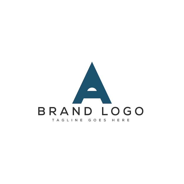 Un diseño de plantilla vectorial de diseño de letras de logotipo para la marca