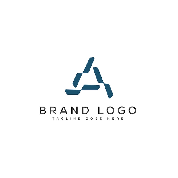 Un diseño de plantilla vectorial de diseño de letras de logotipo para la marca