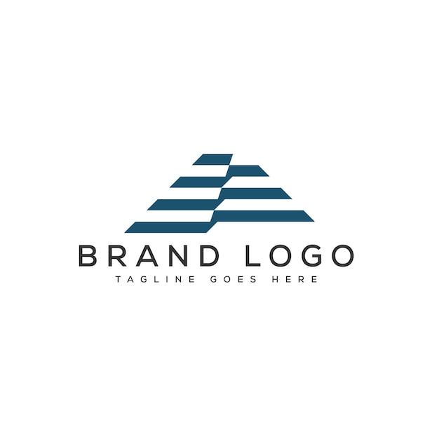 Un diseño de plantilla vectorial de diseño de letras de logotipo para la marca