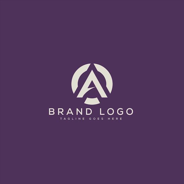 Un diseño de plantilla vectorial de diseño de letras de logotipo para la marca