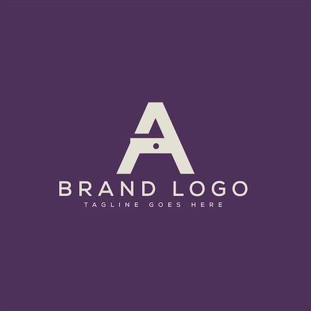 Un diseño de plantilla vectorial de diseño de letras de logotipo para la marca