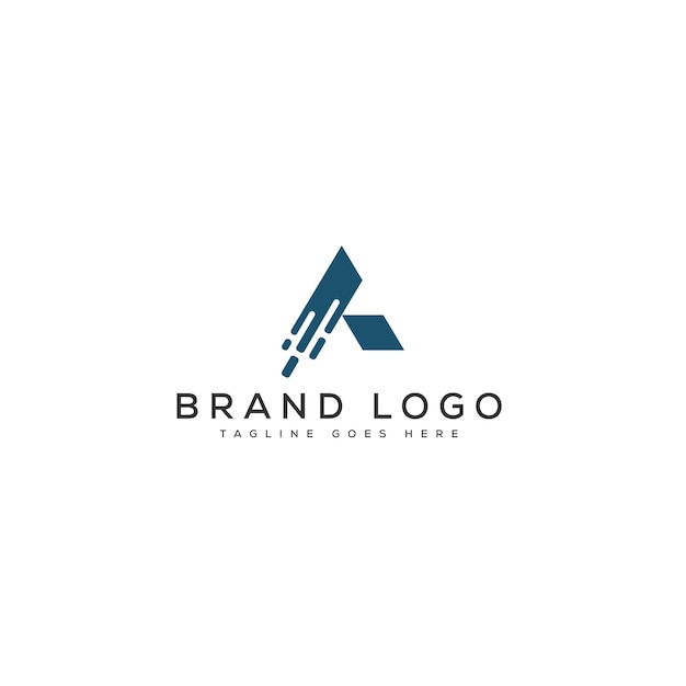Un diseño de plantilla vectorial de diseño de letras de logotipo para la marca
