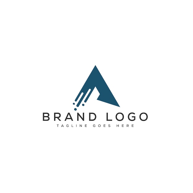 Un diseño de plantilla vectorial de diseño de letras de logotipo para la marca