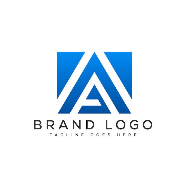 Un diseño de plantilla vectorial de diseño de letras de logotipo para la marca