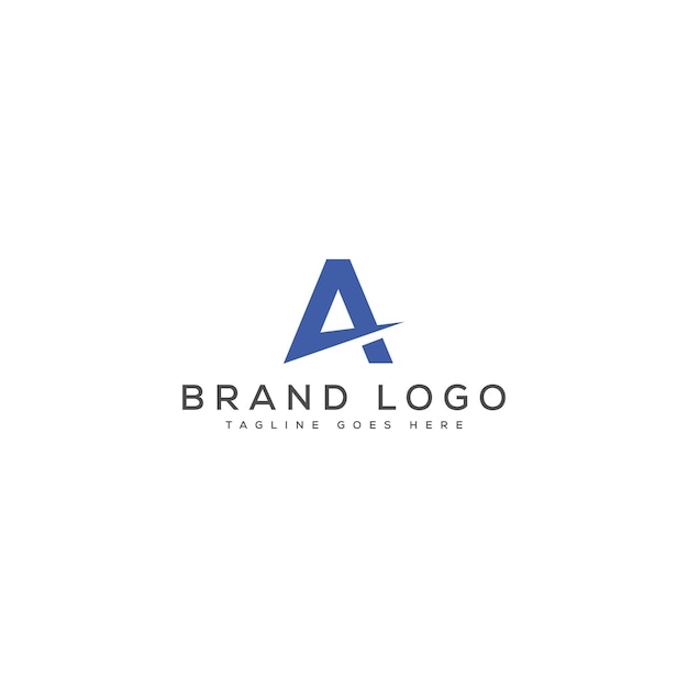 Un diseño de plantilla vectorial de diseño de letras de logotipo para la marca