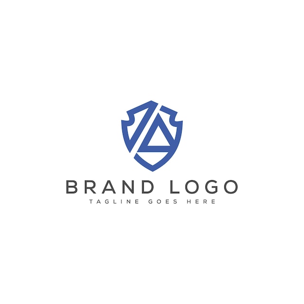 Un diseño de plantilla vectorial de diseño de letras de logotipo para la marca
