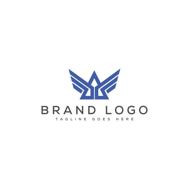 Un diseño de plantilla vectorial de diseño de letras de logotipo para la marca