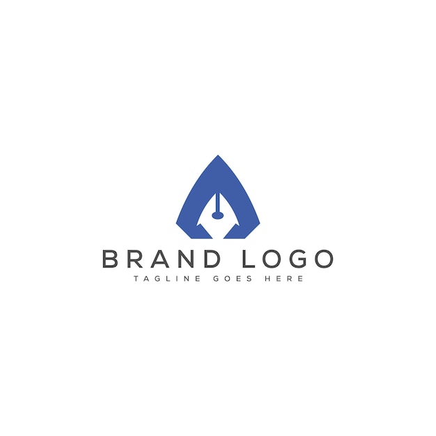 Un diseño de plantilla vectorial de diseño de letras de logotipo para la marca