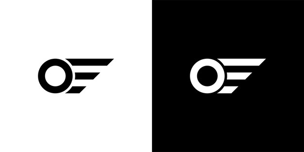 Diseño de plantilla vectorial de diseño de logotipo de carrera OE para la marca
