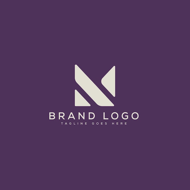 Diseño de plantilla vectorial de diseño de logotipo de la letra M para la marca
