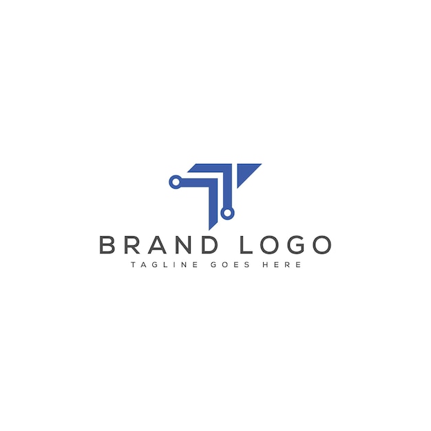 Diseño de plantilla vectorial de diseño de logotipo de la letra T para la marca