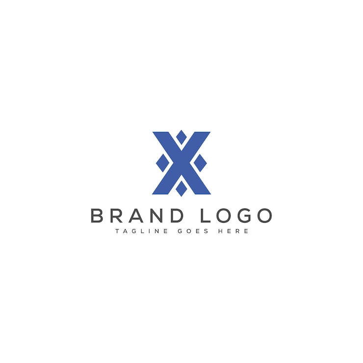 Vector diseño de plantilla vectorial de diseño de logotipo de letra x para la marca