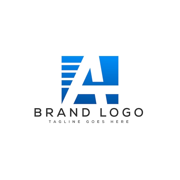 Un diseño de plantilla vectorial de diseño de logotipo para la marca