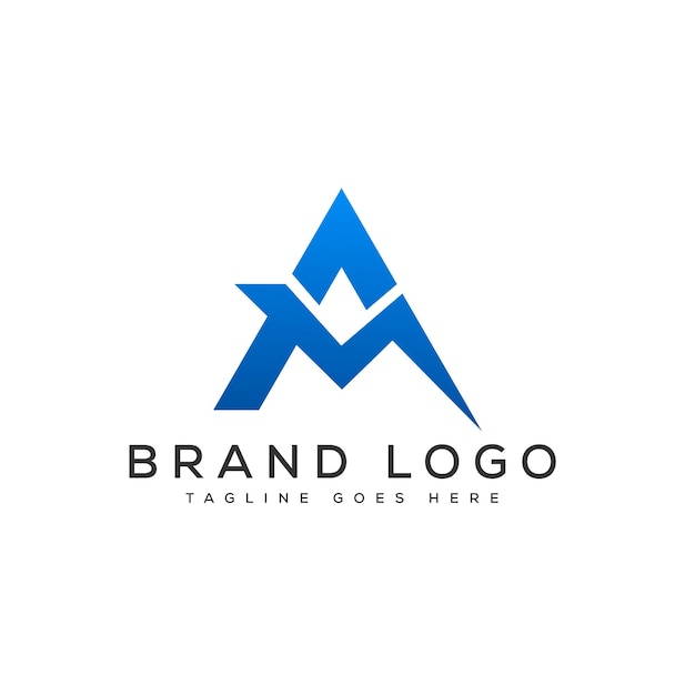 Un diseño de plantilla vectorial de diseño de logotipo para la marca